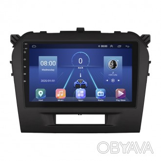 Штатная магнитола Lesko для Suzuki Vitara II 2014-2019 9" 4/32Gb 4G Wi-Fi GPS To. . фото 1