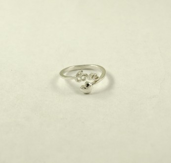 Love Кольцо
 Данное изделие мы можем изготовить из золота 585 пробы или серебра . . фото 2