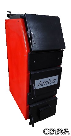 Amica Premium (10,12, 15, 18, 20, 25, 40, 70, 96 кВт) – котел шахтный, по типу Х. . фото 1
