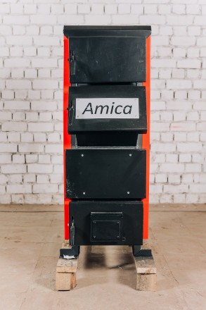 «Amica Trend» – это котел на дровах и угле классического типа горения. Его особе. . фото 7