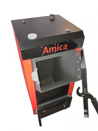 «Amica Eco» – классический твердотопливный котел компактного типа, работающий на. . фото 7