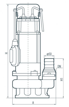 Область применения:
Дренажно-фекальный насос V750F предназначен для отведения во. . фото 3