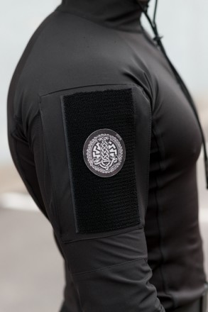 Шеврон BEZET Тор чорний. Київ. фото 1