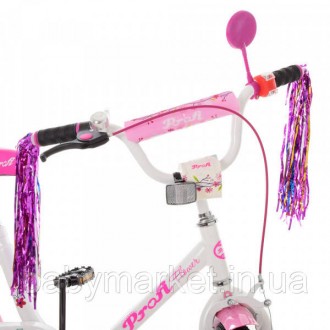 
Дитячий двоколісний велосипед Profi Y1885 Flower (white/pink) - пошкоджена коро. . фото 4