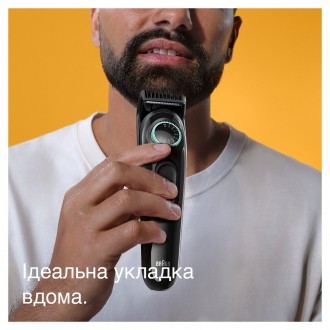Короткий опис:Тип: Тример для бороди та вусівКількість насадок: 2Довжина стрижки. . фото 4