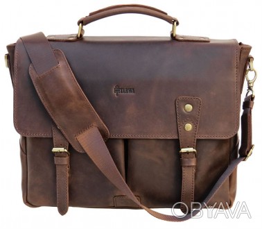 Деловой мужской портфель из натуральной кожи RС-3960-4lx TARWA