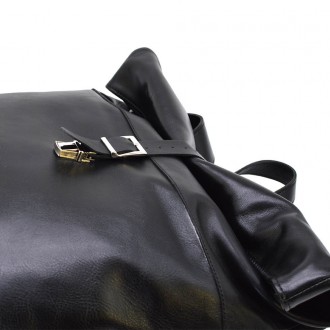 Ролл-ап кожаный рюкзак TARWA GA-3463-4lx от украинского бренда TARWA. Натуральна. . фото 6