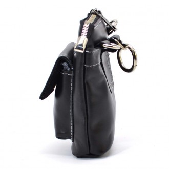 Маленькая мужская сумка на пояс, через плечо, на джинсы черная TARWA GAw-1350-3m. . фото 8