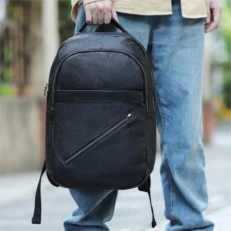Шкіряний чоловічий рюкзак Bexhill bx0335. Характеристики рюкзака зі шкіри Bexhil. . фото 3