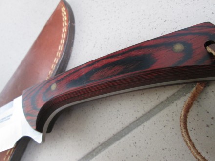 новый охотничий нож Муела Кастор , в кожаном чехле. Лезвие из нержавеющей стали . . фото 4
