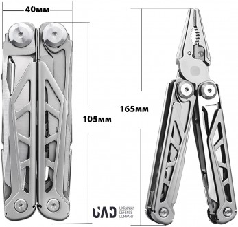 
Многофункциональный профессиональный мультитул от украинского бренда UA включае. . фото 9