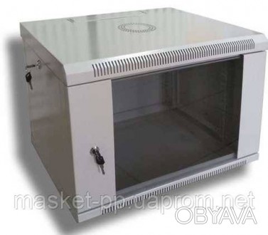 Шкаф 9U коммутационный настенный 600x500 разборной
 Представленная модель настен. . фото 1