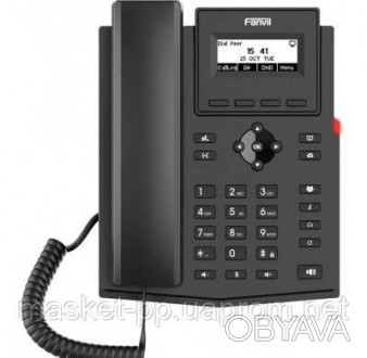 
Fanvil X301G – багатофункціональний гігабітний SIP-телефон початкового рівня. В. . фото 1