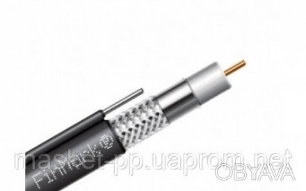 Применение:
Коаксиальный кабель FinMark F660BVMcu самонесущий с волновым сопроти. . фото 1