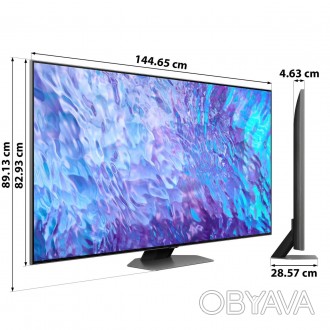 65" QLED, UHD/4K, 3840 x 2160 пікселів
Smart TV:
Технологія HDR (розширений дина. . фото 1