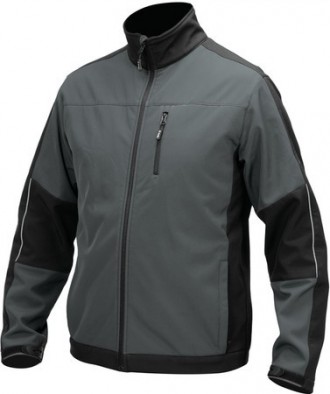 Куртка робоча SOFTSHELL YATO розмір XXL, чорно-темно-сіра, 3 кишені, 96% поліест. Тернопіль. фото 1 Куртка робоча SOFTSHELL YATO розмір XXL, чорно-темно-сіра, 3 кишені, 96% поліест. Тернопіль. фото 1