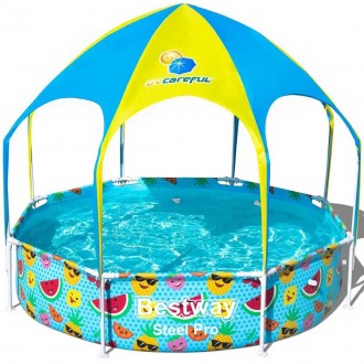 Дитячий каркасний басейн Bestway 56432 - це універсальна модель басейну для діте. . фото 2