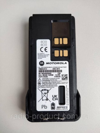 Аккумулятор PMNN4491D IP68 (оригинал) для радиостанций Motorola DP-серии. Львов. фото 1