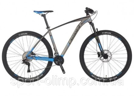 Велосипед найнер Crosser X880 Hidraulic L-TWOO 29" (2*9, 19 рама) сіро-синій
Нов. . фото 2