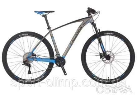 Велосипед найнер Crosser X880 Hidraulic L-TWOO 29" (2*9, 19 рама) сіро-синій
Нов. . фото 1