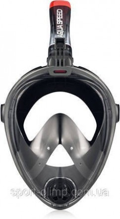 Повнолицьова маска для плавання Aqua Speed SPECTRA 2.0 чорний розмір S/M (590821. . фото 3