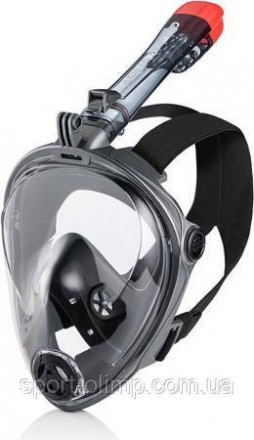 Повнолицьова маска для плавання Aqua Speed SPECTRA 2.0 чорний розмір S/M (590821. . фото 2