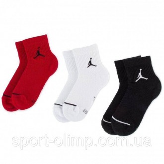 Чоловічі шкарпетки J JORDAN EVERYDAY MAX ANKL 3PR будуть комфортно та щільно сид. . фото 4