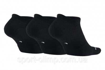 Чоловічі спортивні шкарпетки Jordan Jumpman No Show 3-pack black — SX5546-010 пі. . фото 3