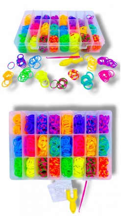 Набор резинок для плетения браслетов Fashion loom bands 24 цвета. Винница. фото 1 Набор резинок для плетения браслетов Fashion loom bands 24 цвета. Винница. фото 1