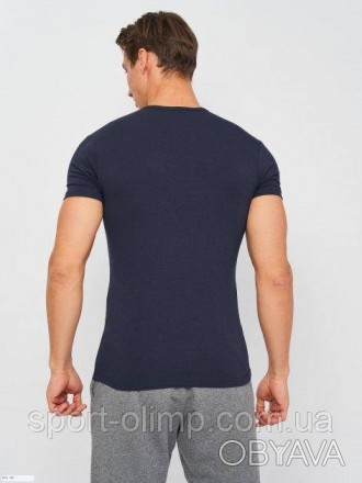 Футболка Kappa T-shirt Mezza Manica Scollo с
 V-подібним вирізом і коротким рука. . фото 1