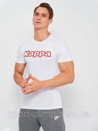 Футболка Kappa T-shirt Mezza Manica Girocollo с
 круглим вирізом та коротким рук. . фото 2