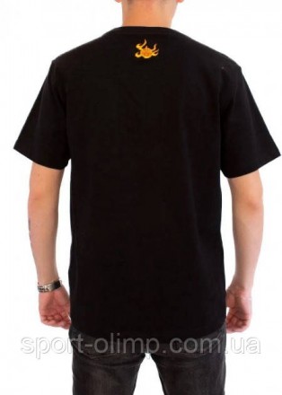 Мужская Футболка Flaming XL Black (28972044 XL) Эксклюзивная женскиая футболка д. . фото 3
