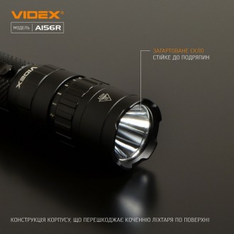  
Портативный светодиодный фонарик VIDEX VLF-A156R 1700Lm 6500K предназначен для. . фото 9