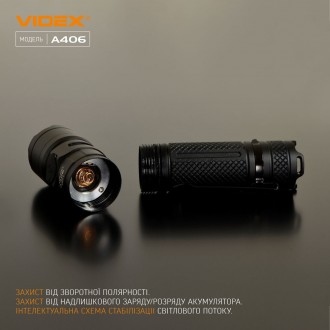  
 
Портативный светодиодный фонарик VIDEX 4000Lm 6500K предназначен для индивид. . фото 7