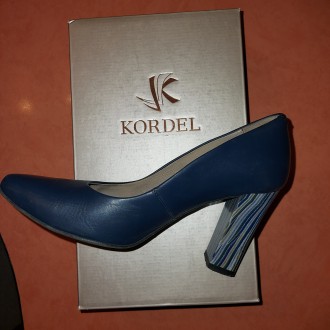 Кожаные туфли лодочки на каблуке женские польского бренда Kordel.
Kordel (Польш. . фото 3