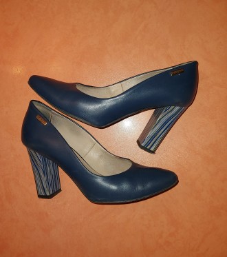 Кожаные туфли лодочки на каблуке женские польского бренда Kordel.
Kordel (Польш. . фото 2