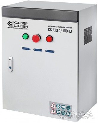 Опис моделі Konner&Sohnen KS ATS 4/100HD Блок автоматики Konner&Sohnen KS ATS 4/. . фото 1