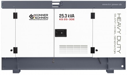 Описание модели Konner&Sohnen KS 25-3DE Трехфазный стационарный дизельный генера. . фото 7
