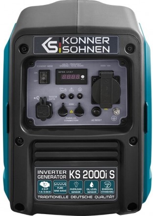 Описание модели Konner&Sohnen KS 2000i S 
 Компактный инверторный генератор Konn. . фото 4