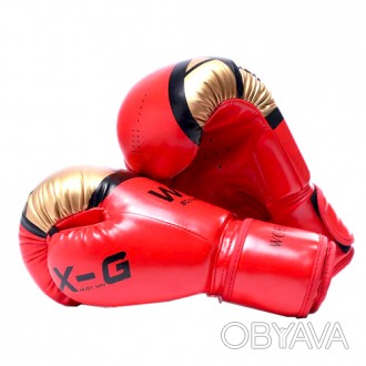 Якісні боксерські рукавички, які призначені як для роботи на тренувальних лапах,. . фото 1