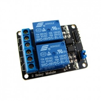 2-канальний модуль реле для мікроконтролера (Arduino, 8051, AVR, PIC, PLC, DSP, . . фото 2