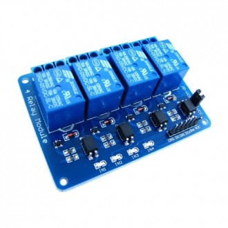 4-канальний модуль реле для мікроконтролера (Arduino, 8051, AVR, PIC, PLC, DSP, . . фото 2