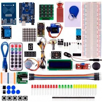 Набор для изучения микроэлектроники и робототехники на базе Arduino – платы с ми. . фото 3