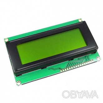 LCD 2004 модуль для Arduino, РК дисплей, 20x4 green. . фото 1 Модуль РК дисплея 20х4 для Arduino.
Дисплей має зелену підсвітку. 4 рядки тексту. . фото 1