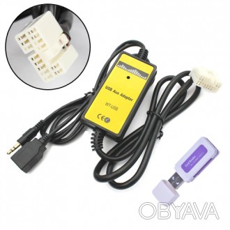 Адаптер WT-USB - эмулятор CD-чейнджера для штатной магнитолы автомобилей Honda и. . фото 1