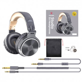 OneOdio Studio Pro 10 – стильні накладні дротові навушники для любителів я. . фото 5