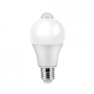 Лампа світлодіодна з датчиком руху E27, 5Вт LED. Київ. фото 1 Лампа світлодіодна з датчиком руху E27, 5Вт LED. Київ. фото 1