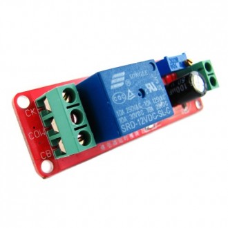 1-канальний модуль реле з регульованою затримкою для мікроконтролера (Arduino, 8. . фото 2