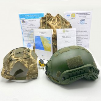 
 
 Кевларовые шлемы "ОБЕРІГ" модели R 
Общая комплектация: шлем + кавер на выбо. . фото 3