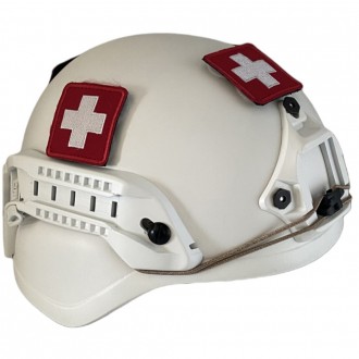 
 
 Кевларовые шлемы "ОБЕРІГ" модели F2 для медицинских служб и гражданских подр. . фото 2